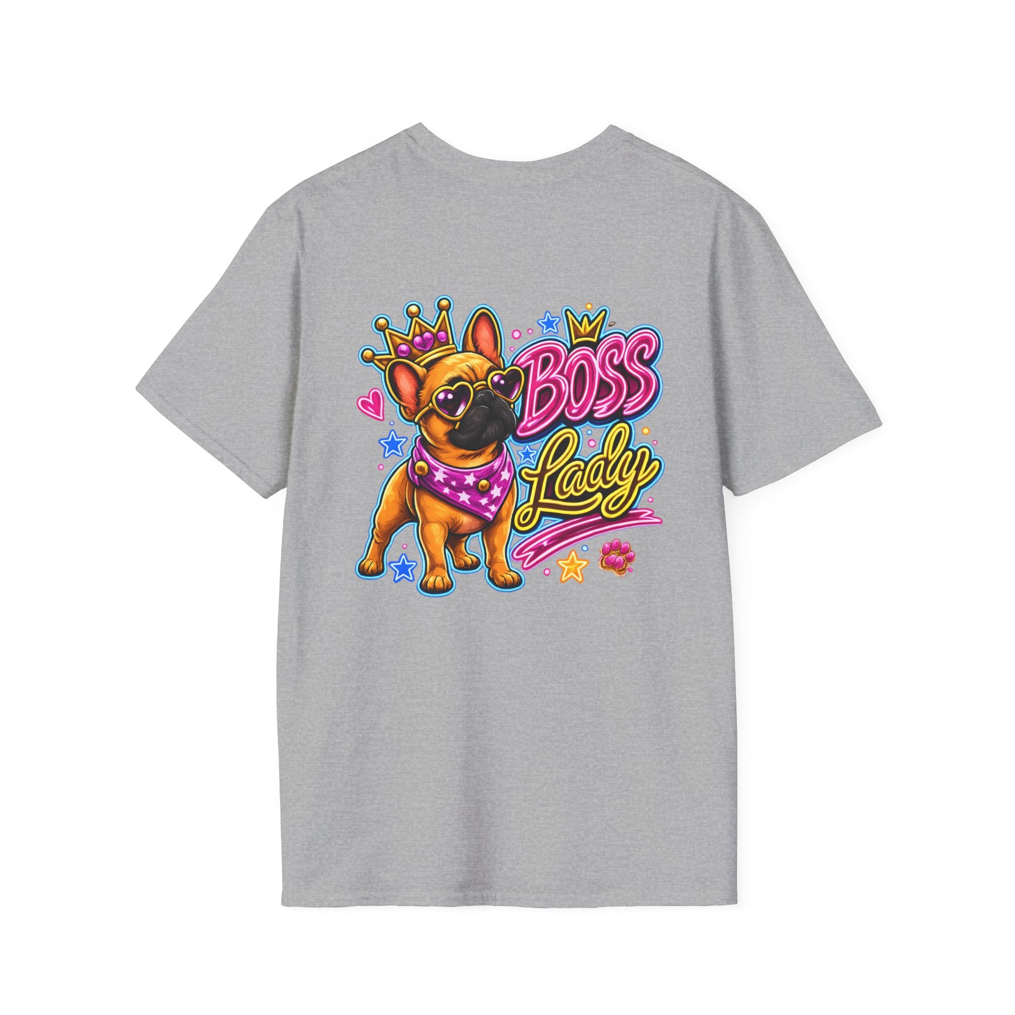 Boss Babe Frenchie | Colorful Dog Lover Shirt