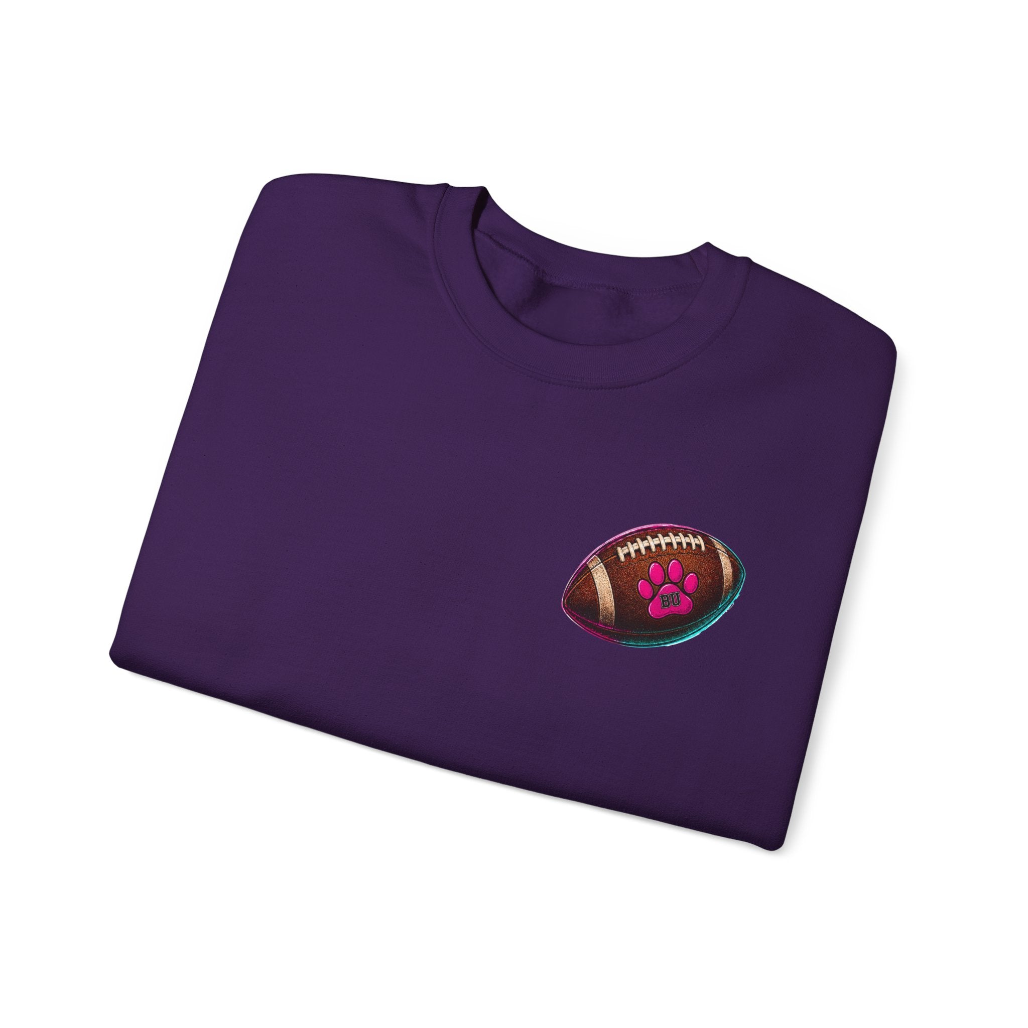 Copy of Football Paw Print T-Shirt — Cute Pet Lover Game Day Tee