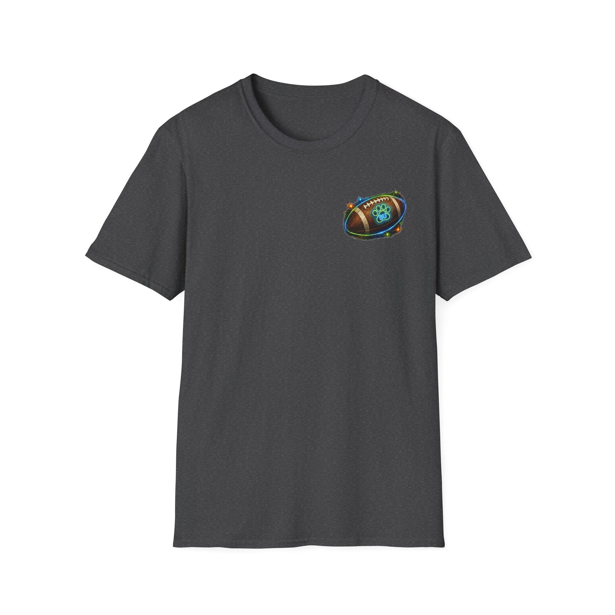 Football Paw Logo T-Shirt — Pet Lover Game Day Tee