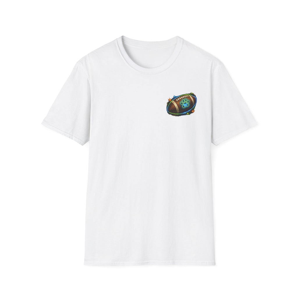 Football Paw Logo T-Shirt — Pet Lover Game Day Tee