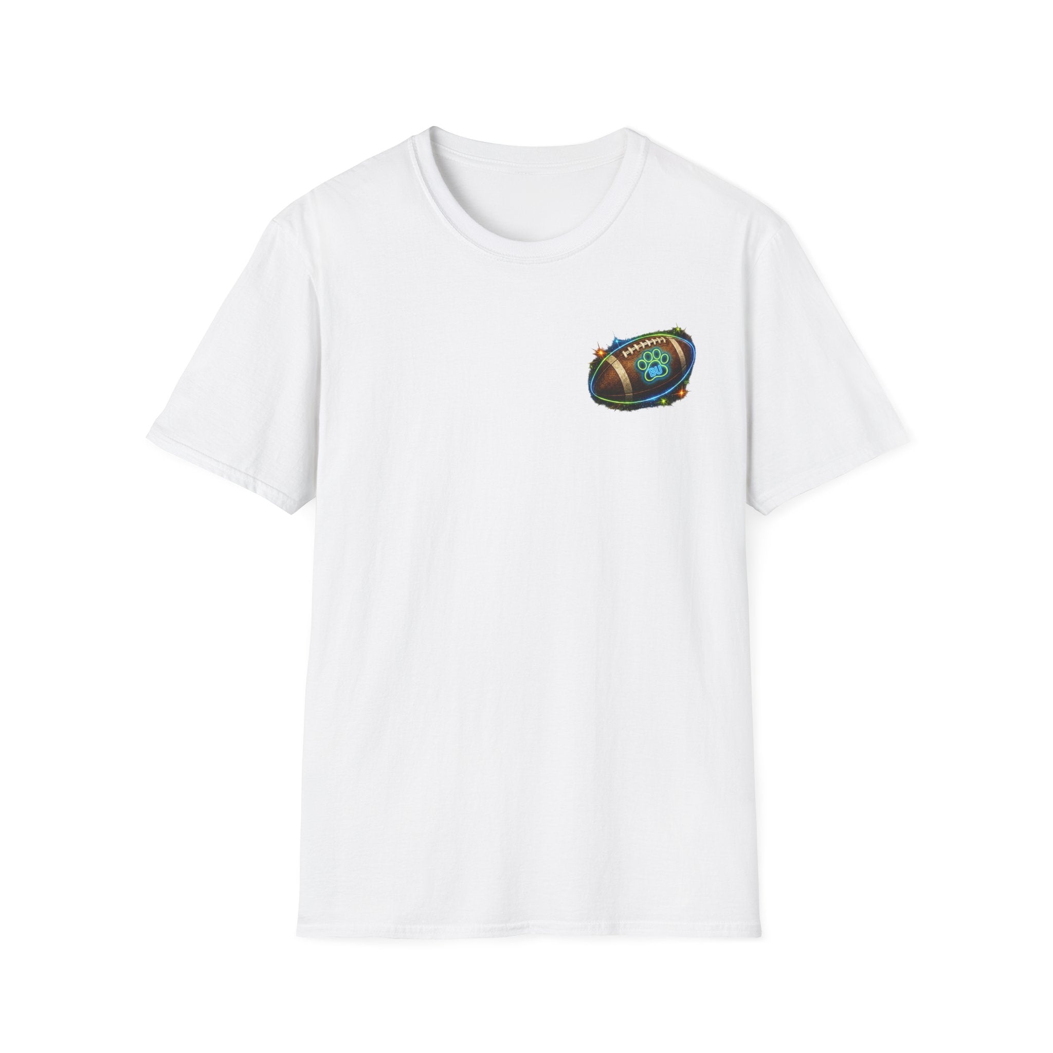 Football Paw Logo T-Shirt — Pet Lover Game Day Tee