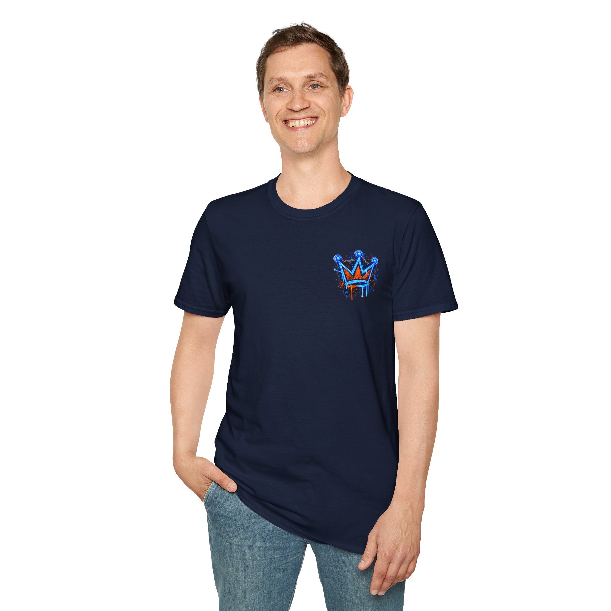 MOTORCYCLE BOSS — Blue Street Art Chest Logo