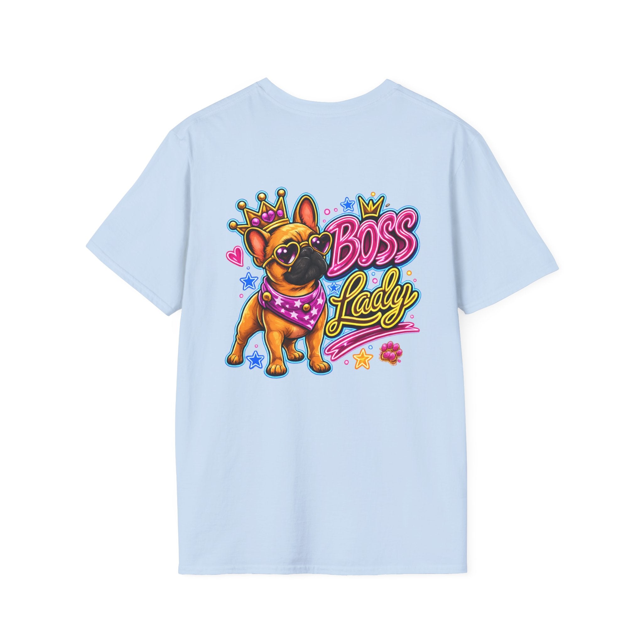 Boss Babe Frenchie | Colorful Dog Lover Shirt