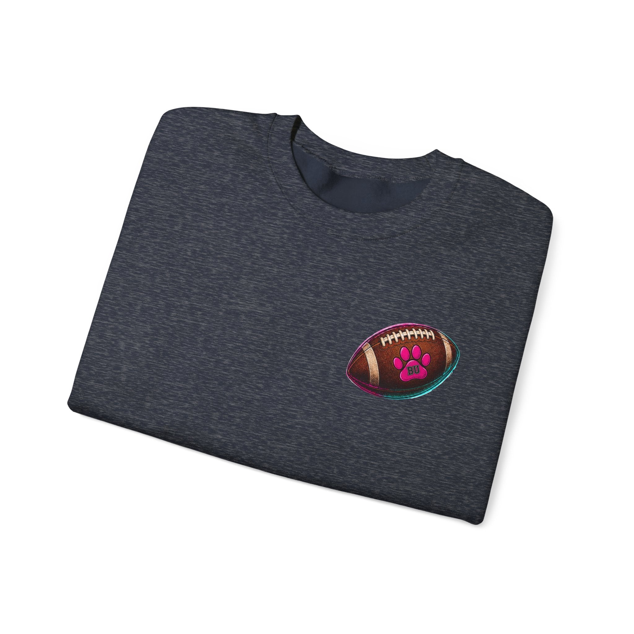Copy of Football Paw Print T-Shirt — Cute Pet Lover Game Day Tee