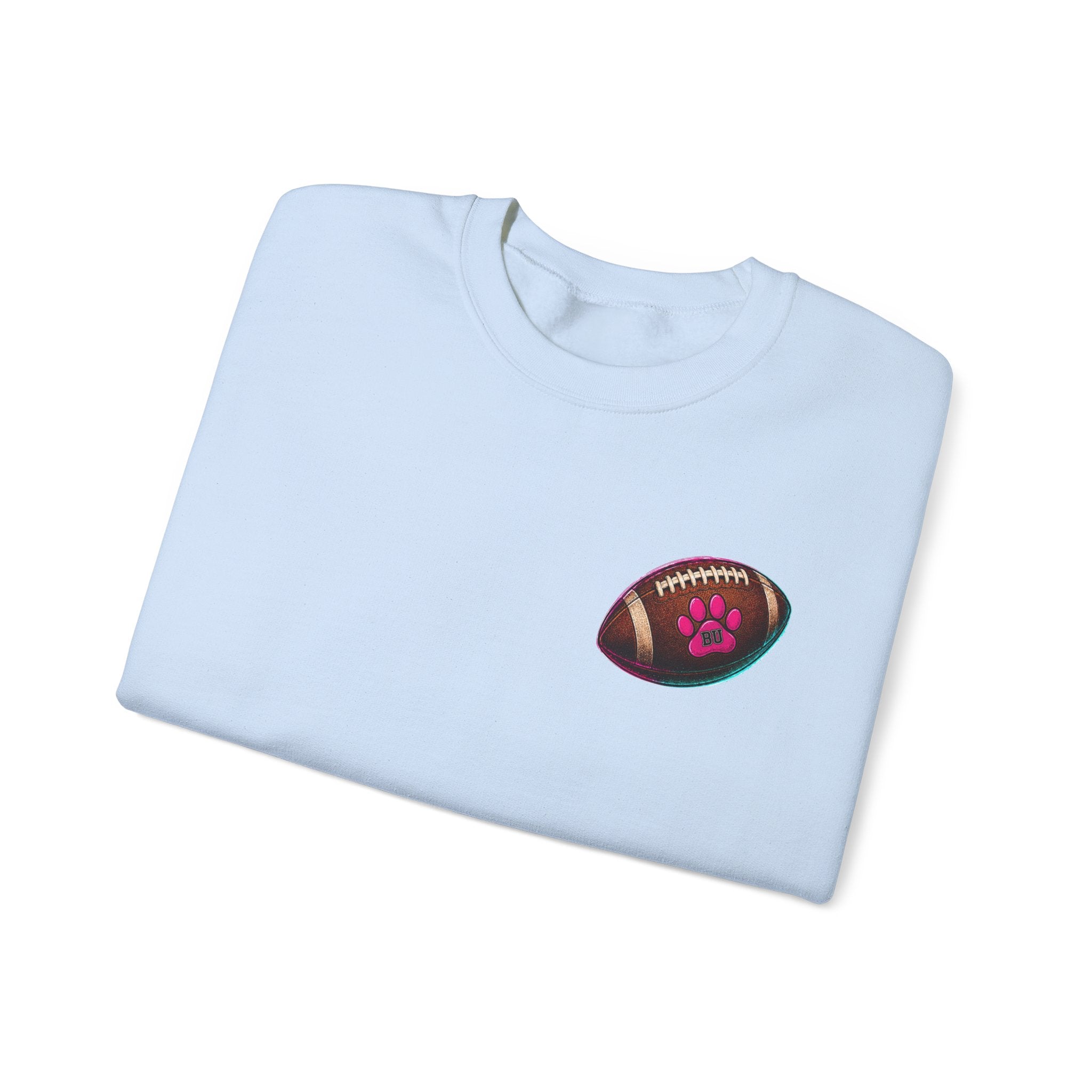 Copy of Football Paw Print T-Shirt — Cute Pet Lover Game Day Tee