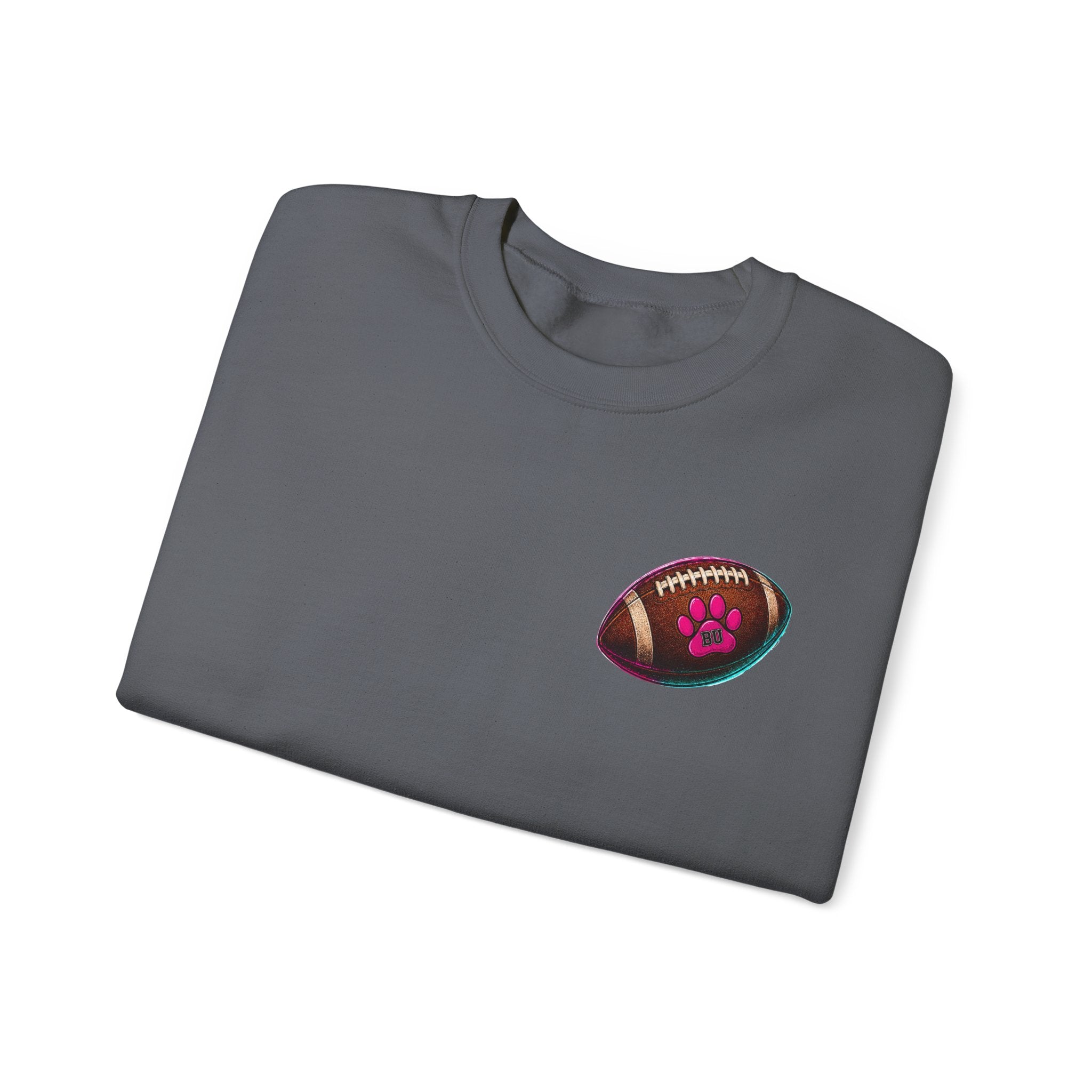 Copy of Football Paw Print T-Shirt — Cute Pet Lover Game Day Tee