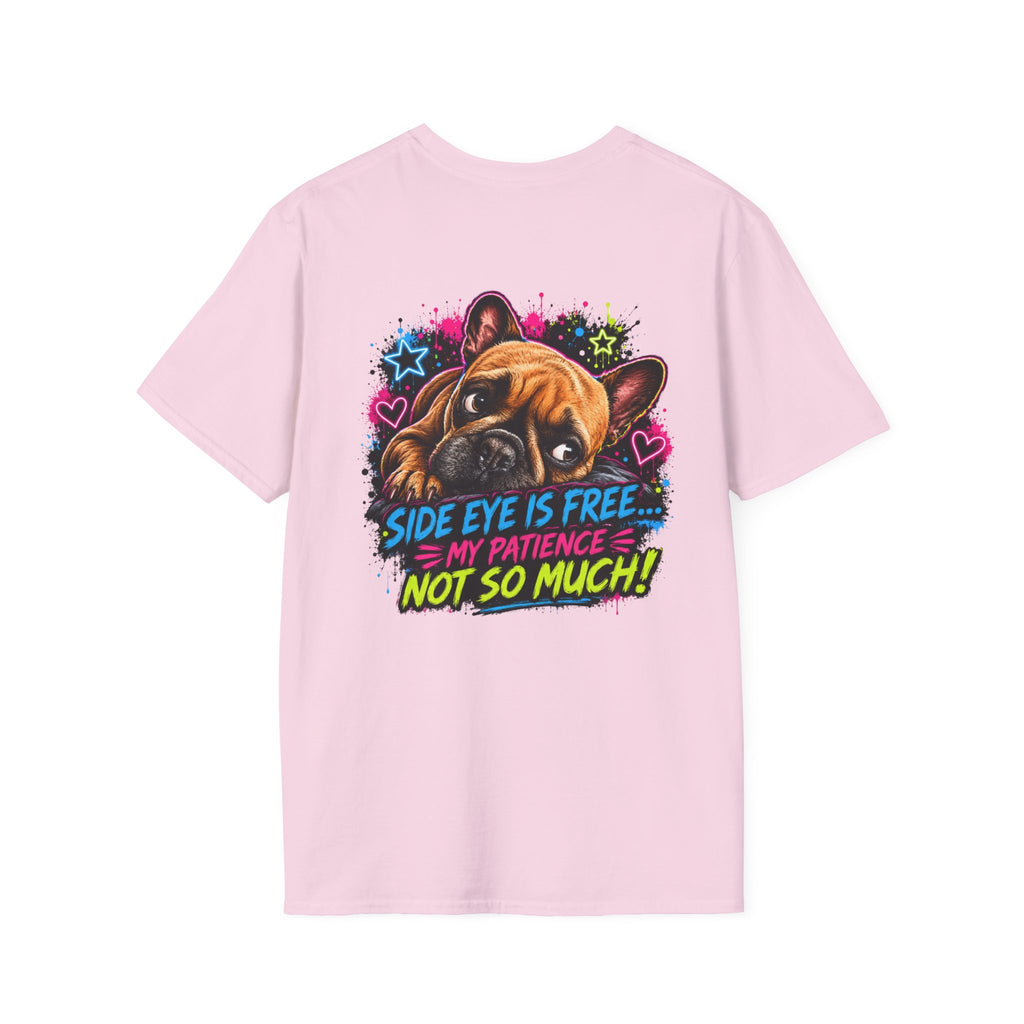 Side Eye French Bulldog T-shirt | Cute Pet Sarcastic Dog Tee