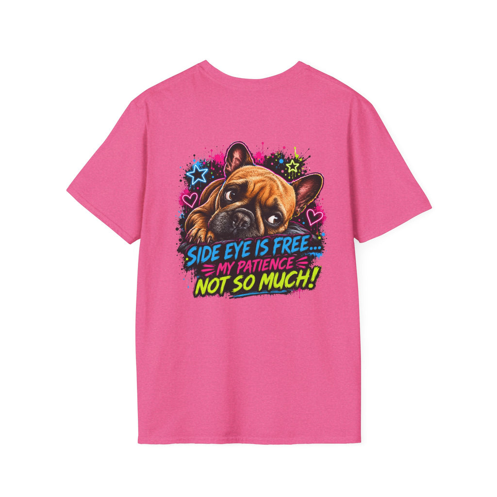 Side Eye French Bulldog T-shirt | Cute Pet Sarcastic Dog Tee
