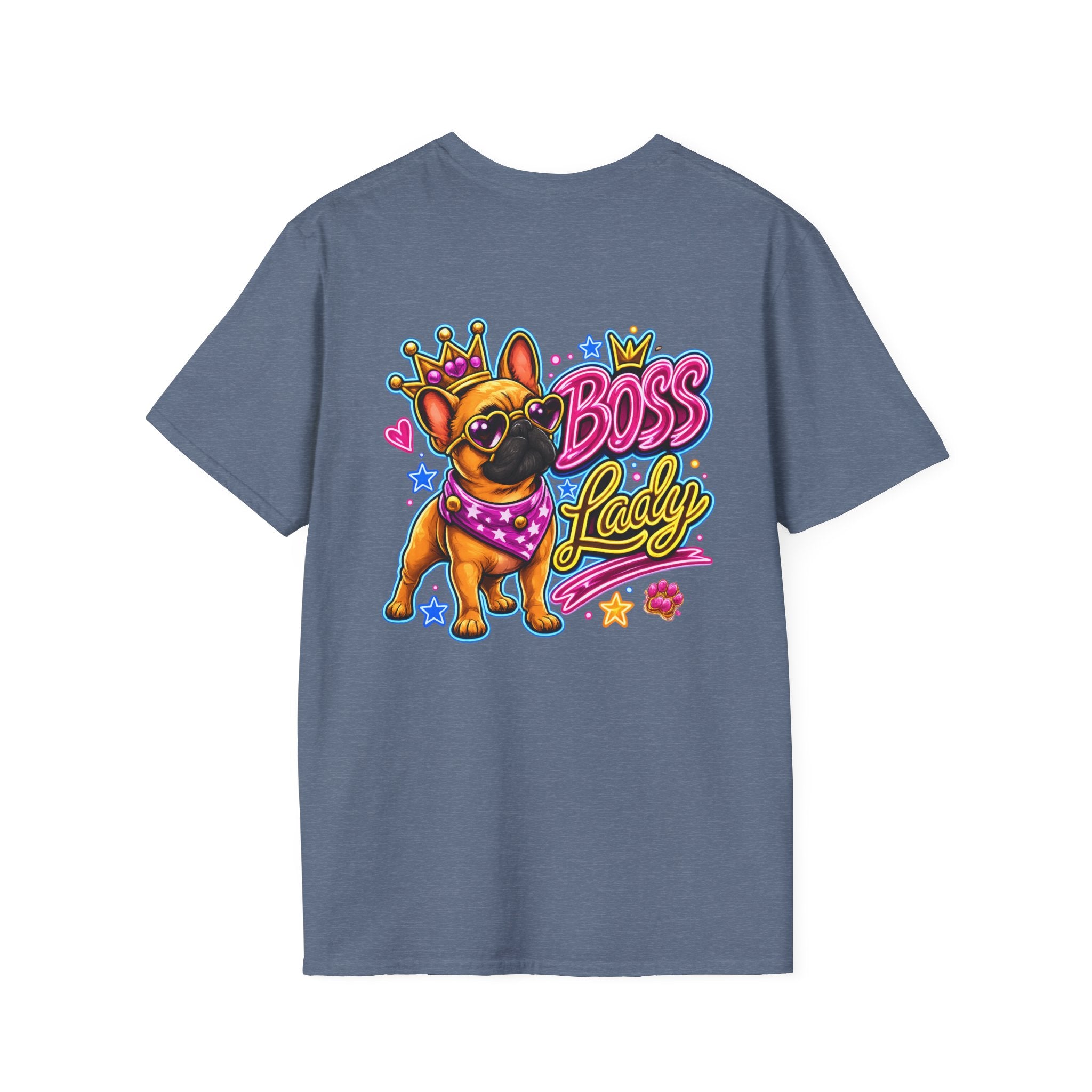 Boss Babe Frenchie | Colorful Dog Lover Shirt