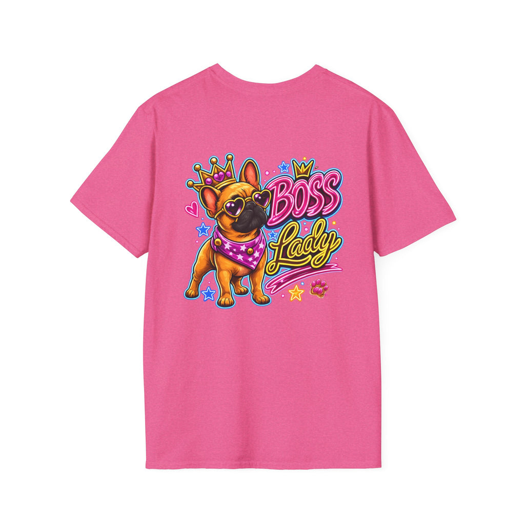 Boss Babe Frenchie | Colorful Dog Lover Shirt