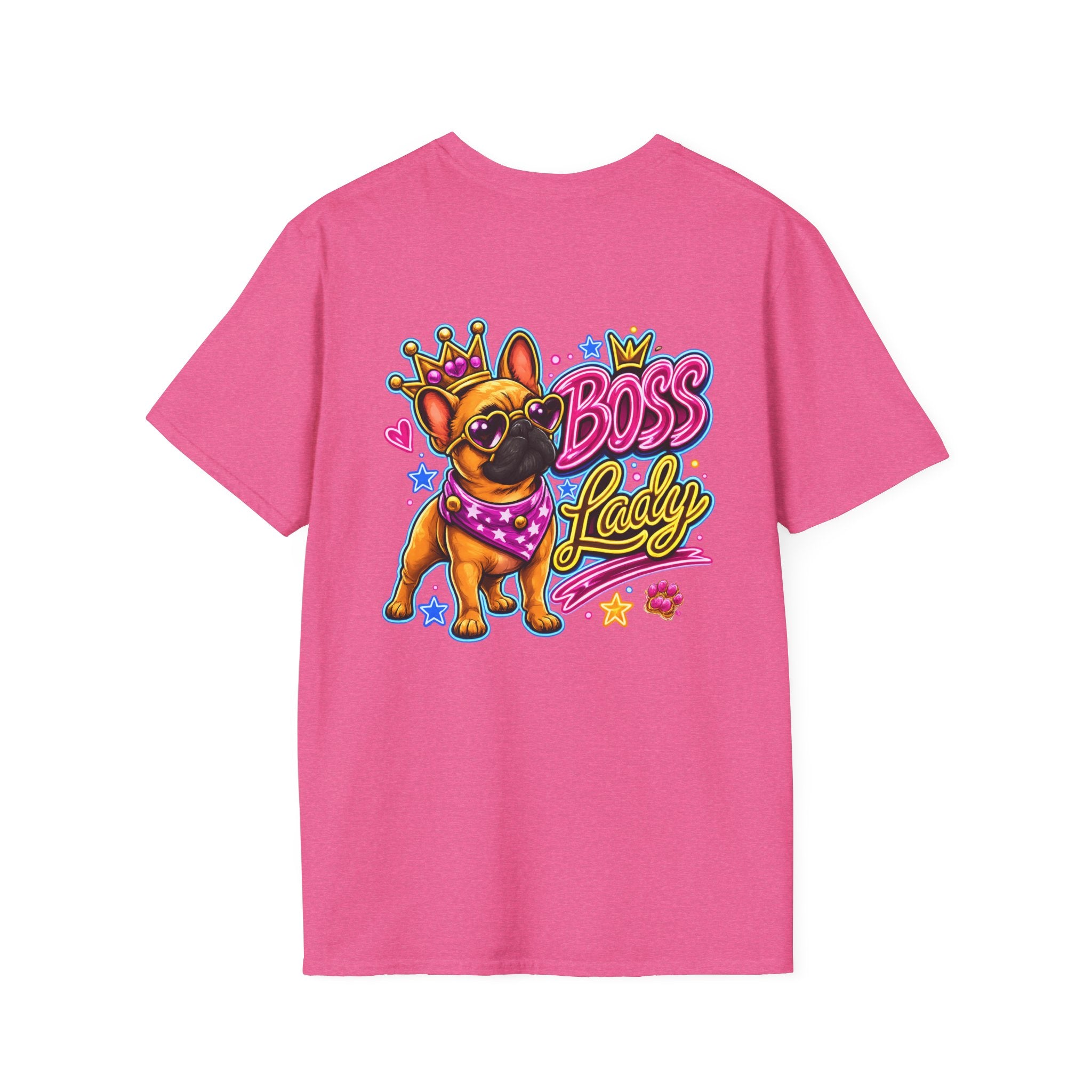 Boss Babe Frenchie | Colorful Dog Lover Shirt