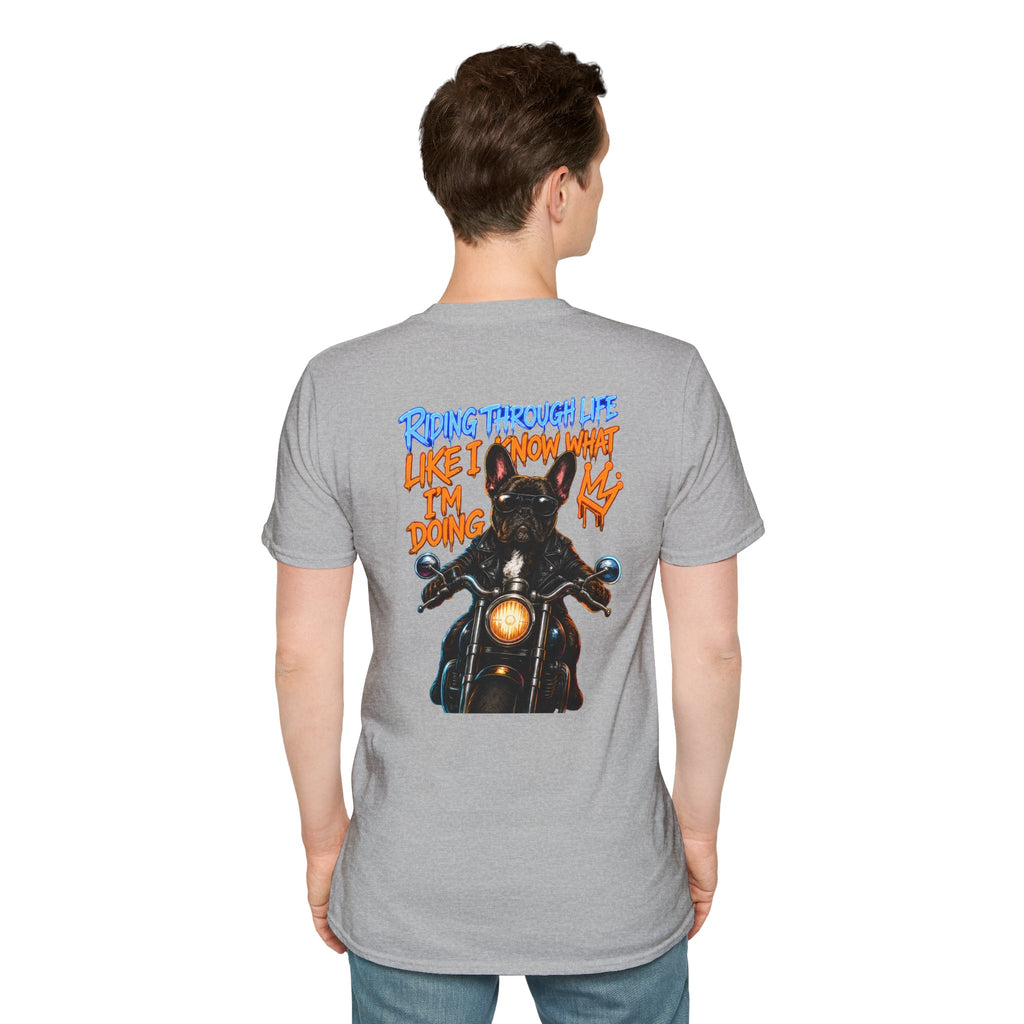 MOTORCYCLE BOSS — Blue Street Art Chest Logo