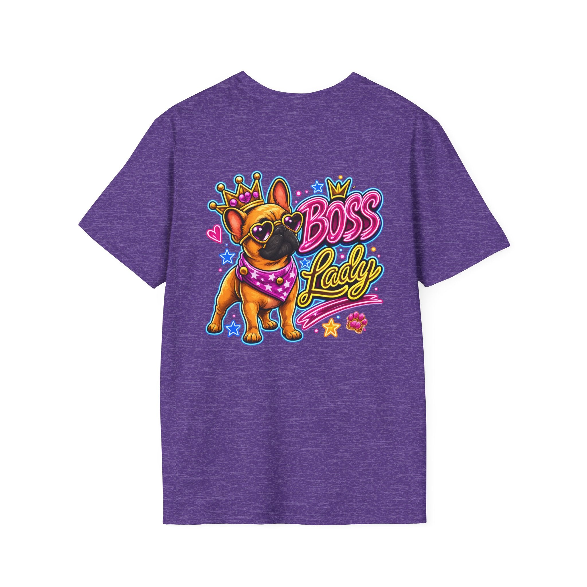 Boss Babe Frenchie | Colorful Dog Lover Shirt