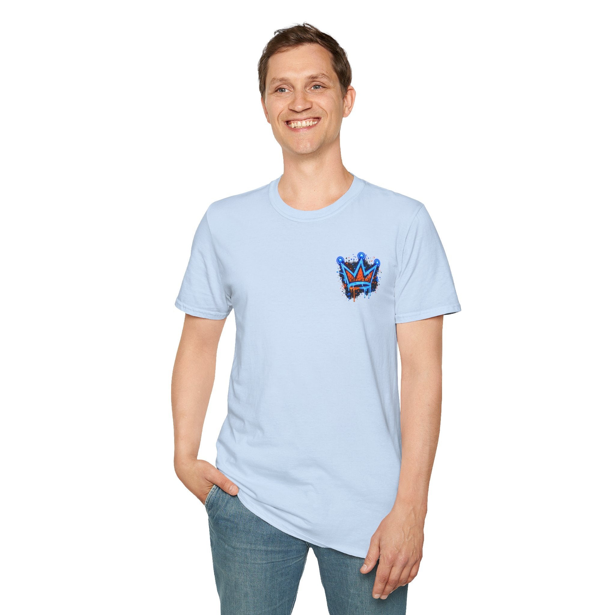 MOTORCYCLE BOSS — Blue Street Art Chest Logo