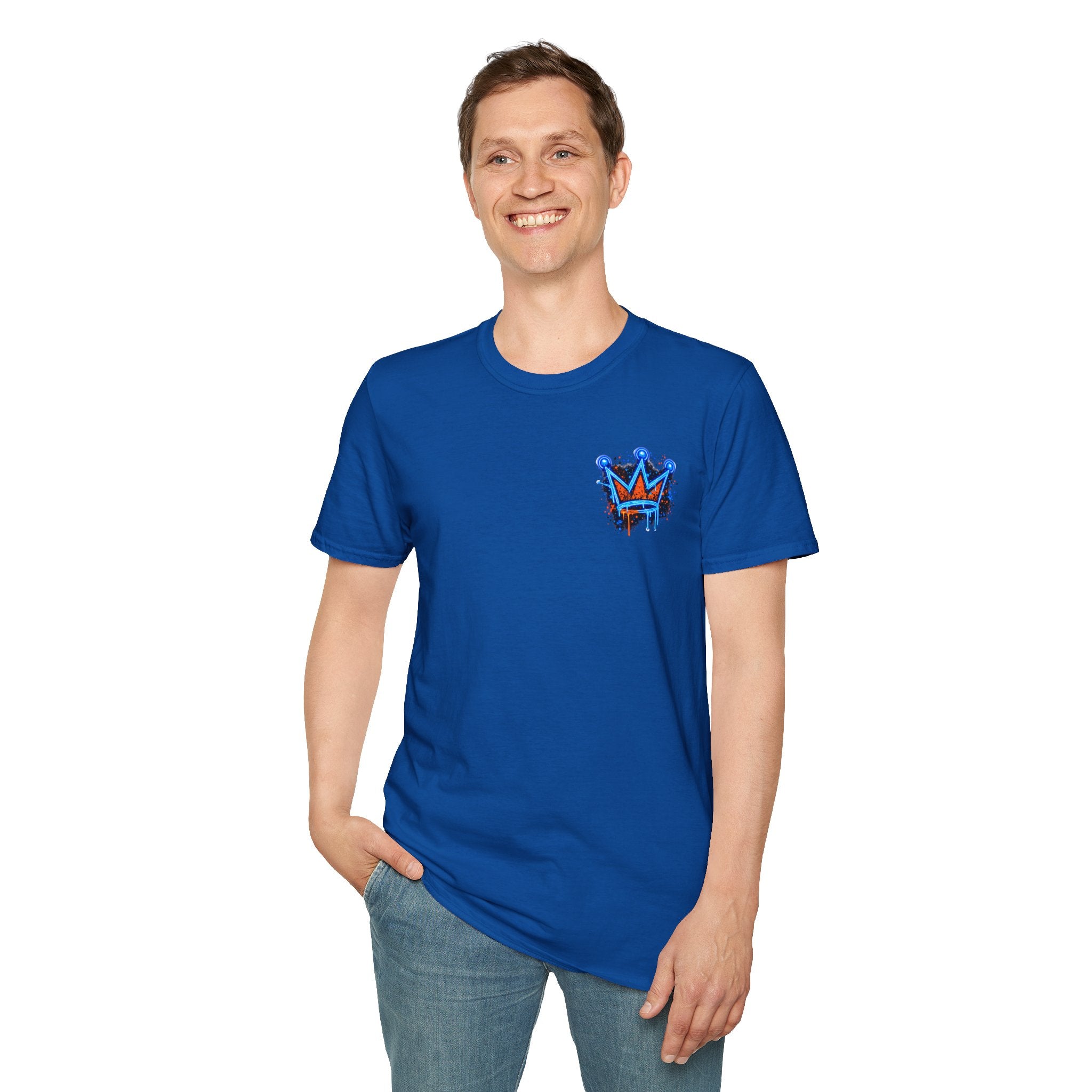 MOTORCYCLE BOSS — Blue Street Art Chest Logo