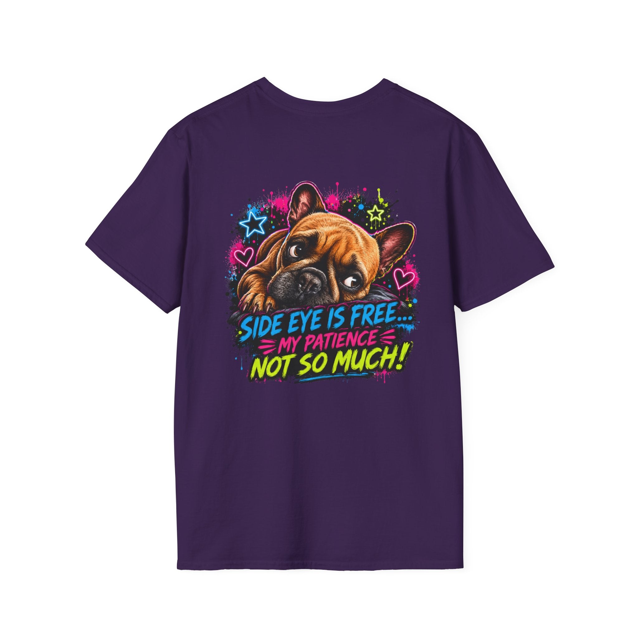 Side Eye French Bulldog T-shirt | Cute Pet Sarcastic Dog Tee