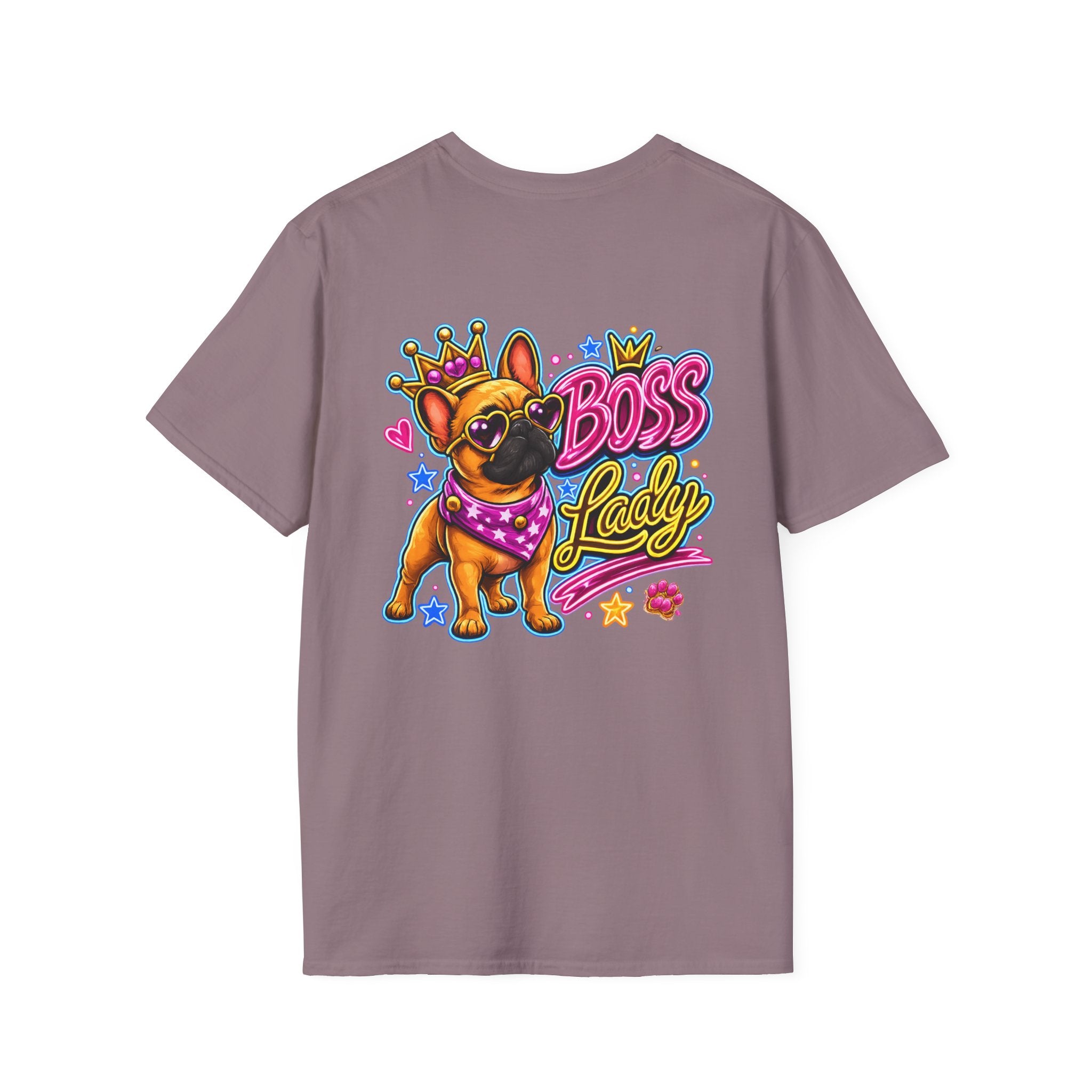Boss Babe Frenchie | Colorful Dog Lover Shirt