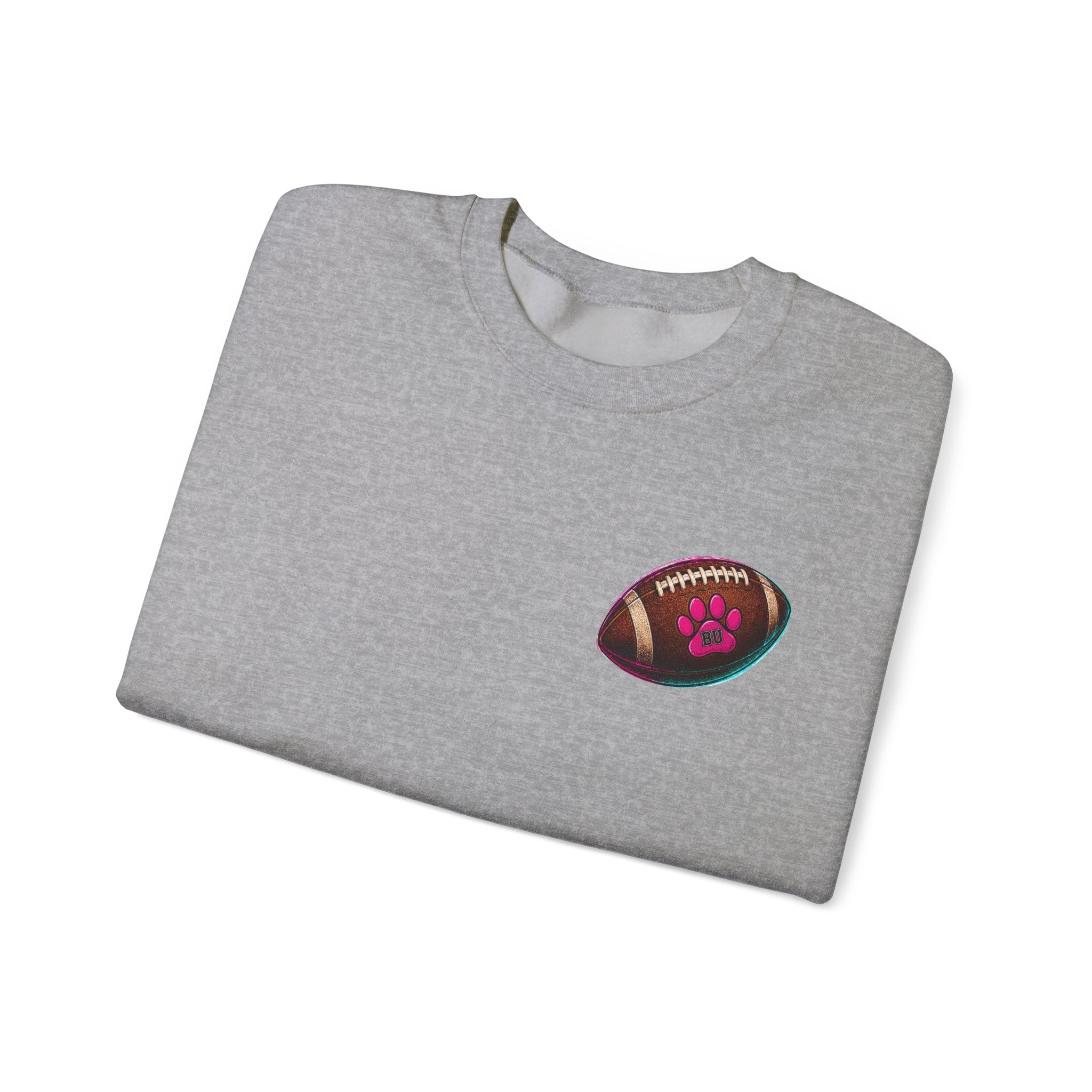 Copy of Football Paw Print T-Shirt — Cute Pet Lover Game Day Tee