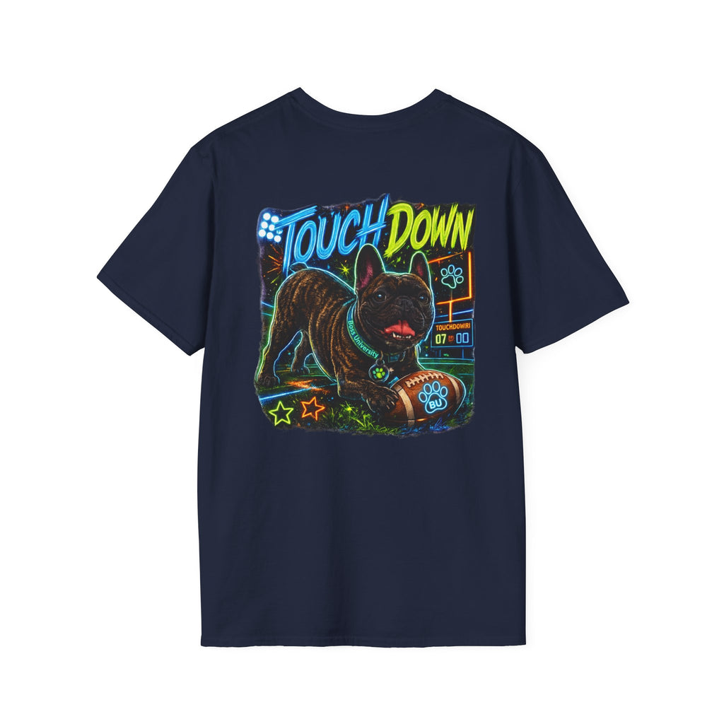 Football Paw Logo T-Shirt — Pet Lover Game Day Tee