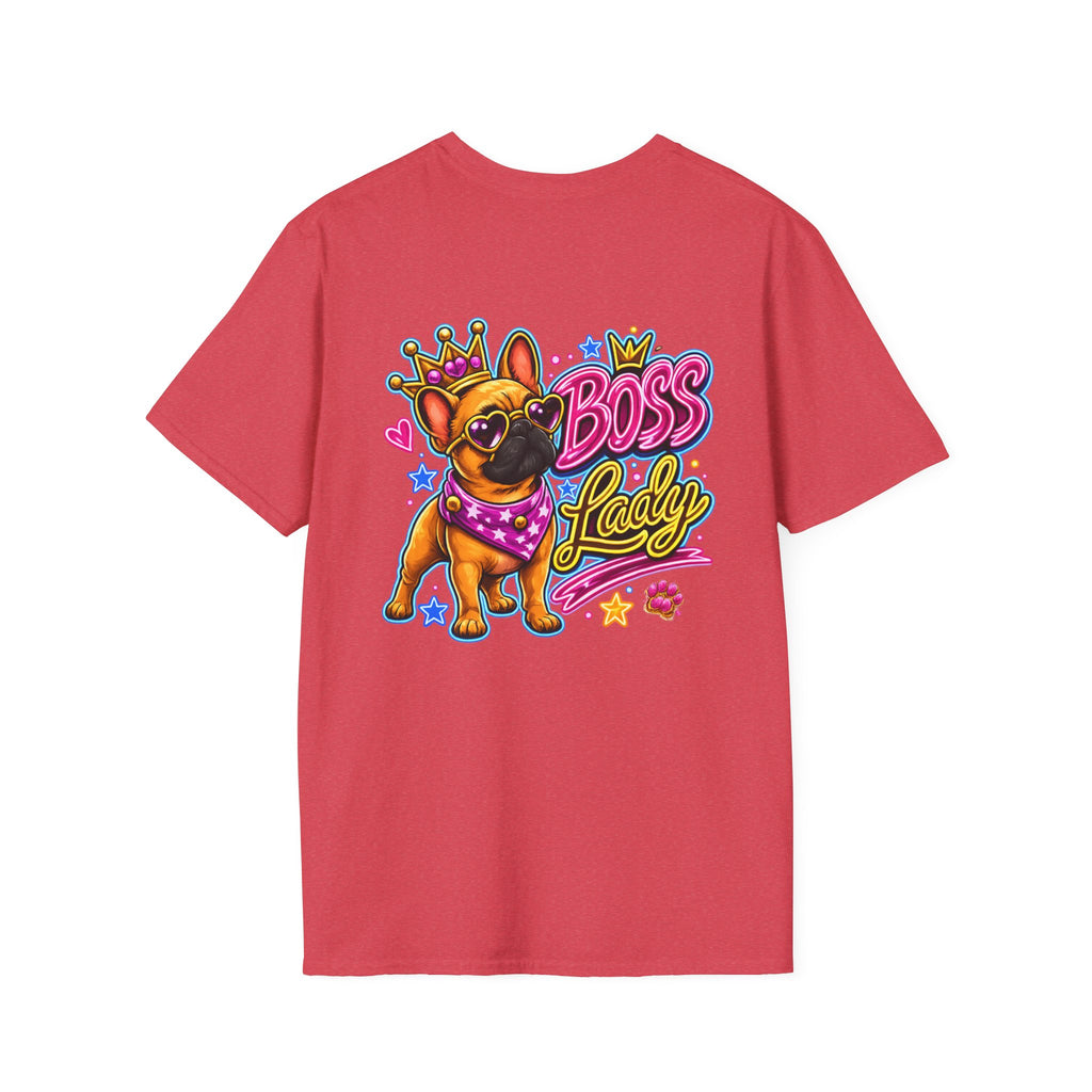 Boss Babe Frenchie | Colorful Dog Lover Shirt
