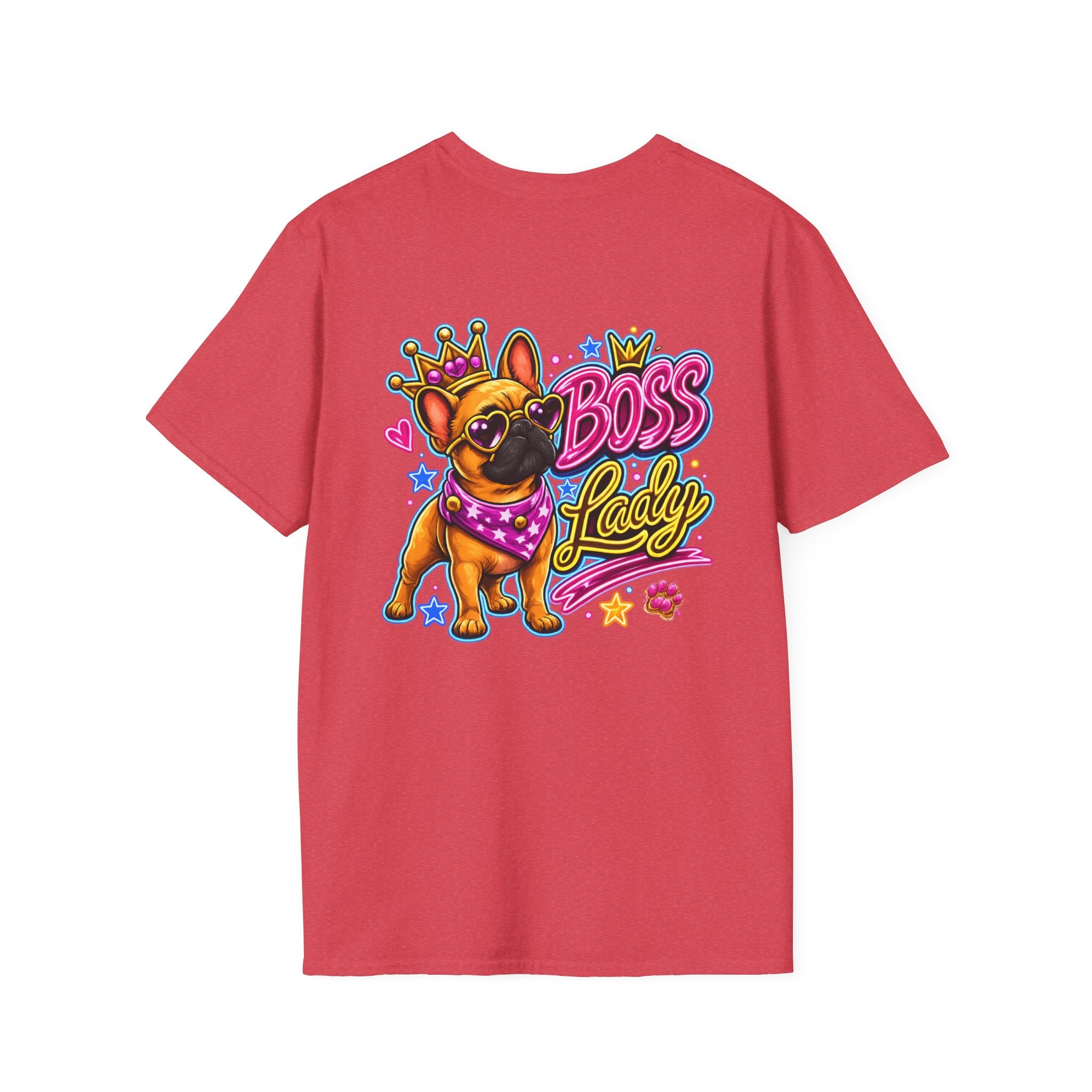Boss Babe Frenchie | Colorful Dog Lover Shirt