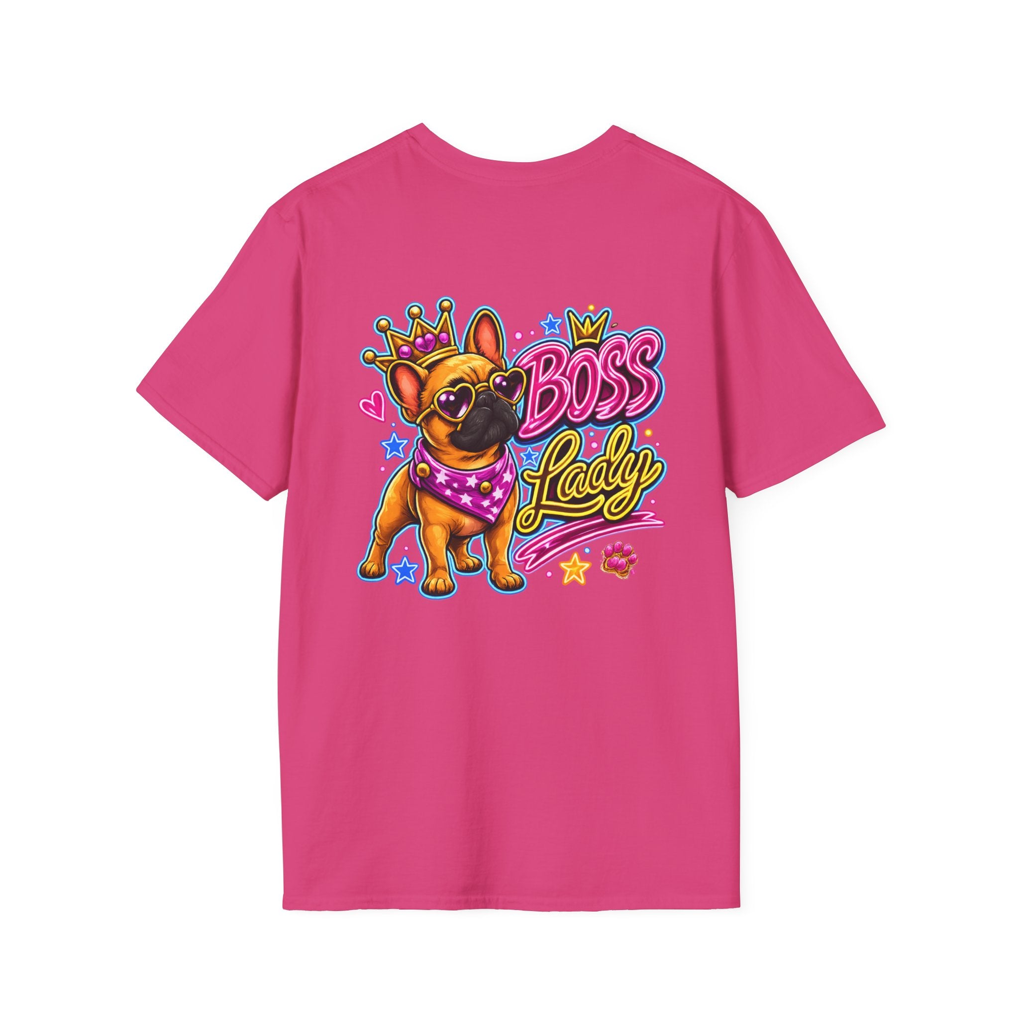 Boss Babe Frenchie | Colorful Dog Lover Shirt