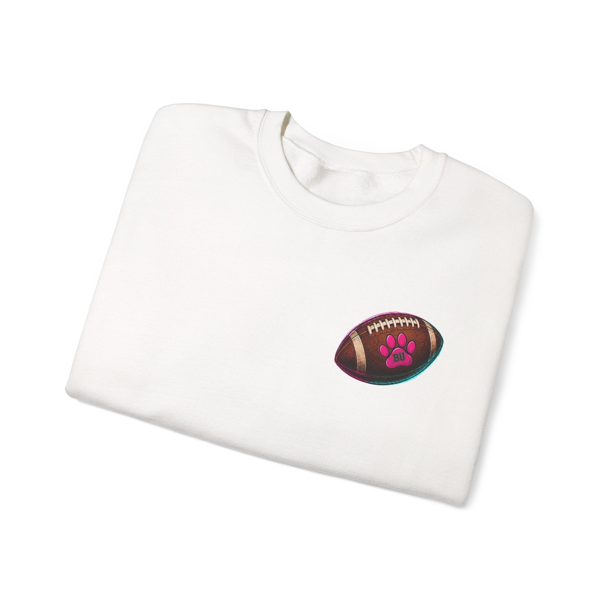 Copy of Football Paw Print T-Shirt — Cute Pet Lover Game Day Tee