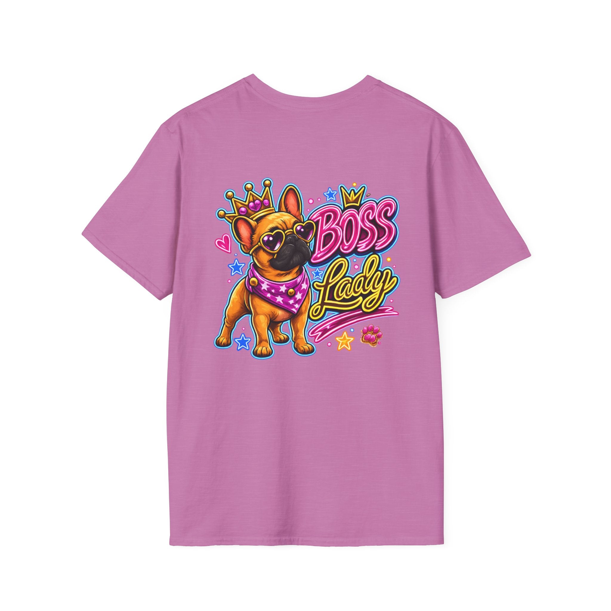 Boss Babe Frenchie | Colorful Dog Lover Shirt