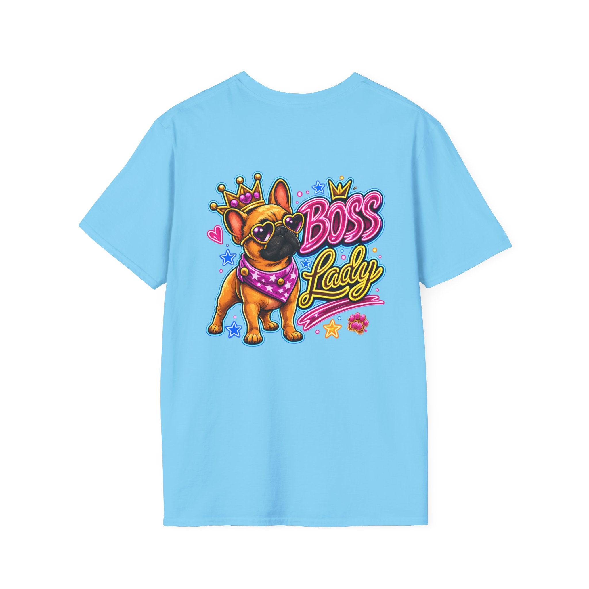 Boss Babe Frenchie | Colorful Dog Lover Shirt