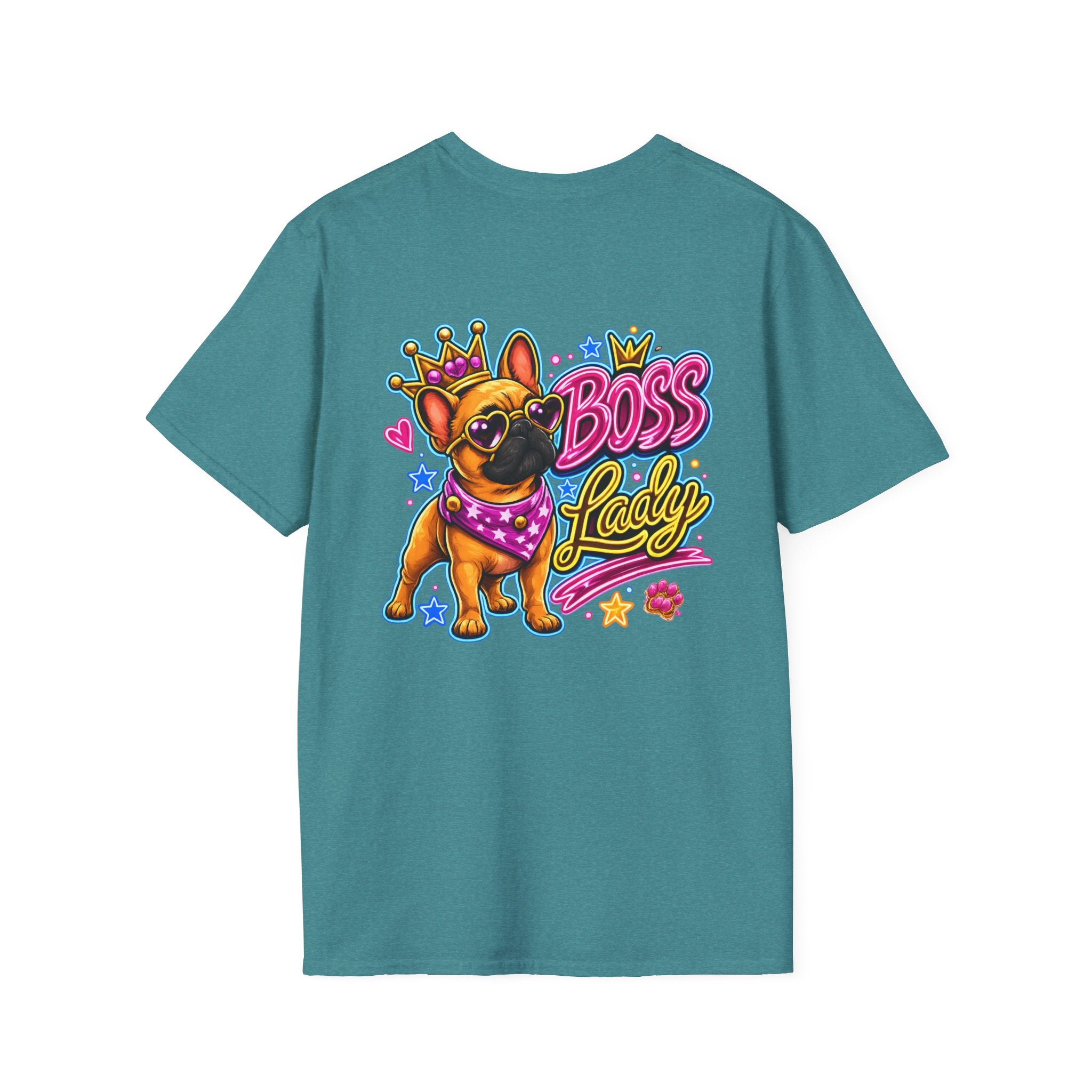 Boss Babe Frenchie | Colorful Dog Lover Shirt