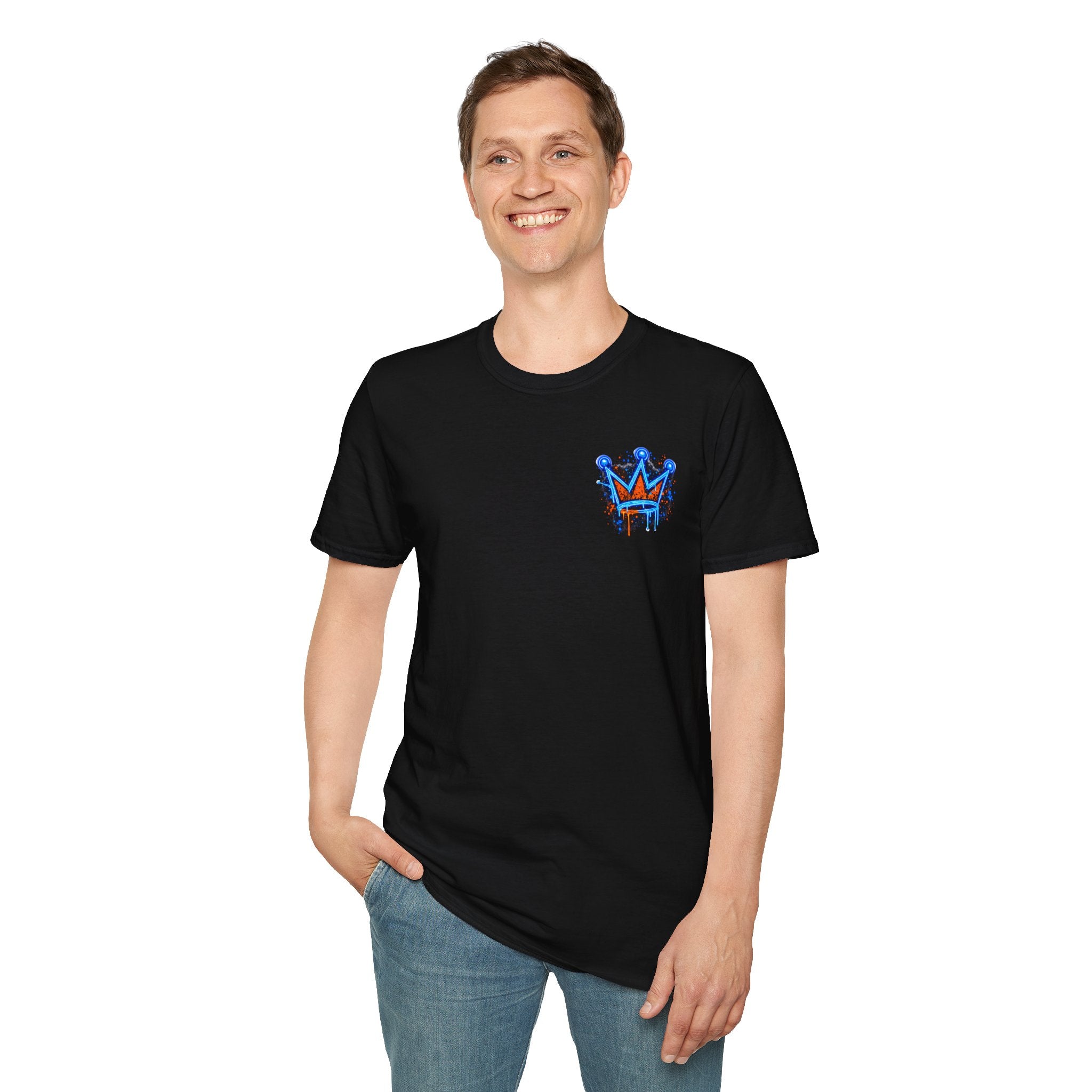 MOTORCYCLE BOSS — Blue Street Art Chest Logo