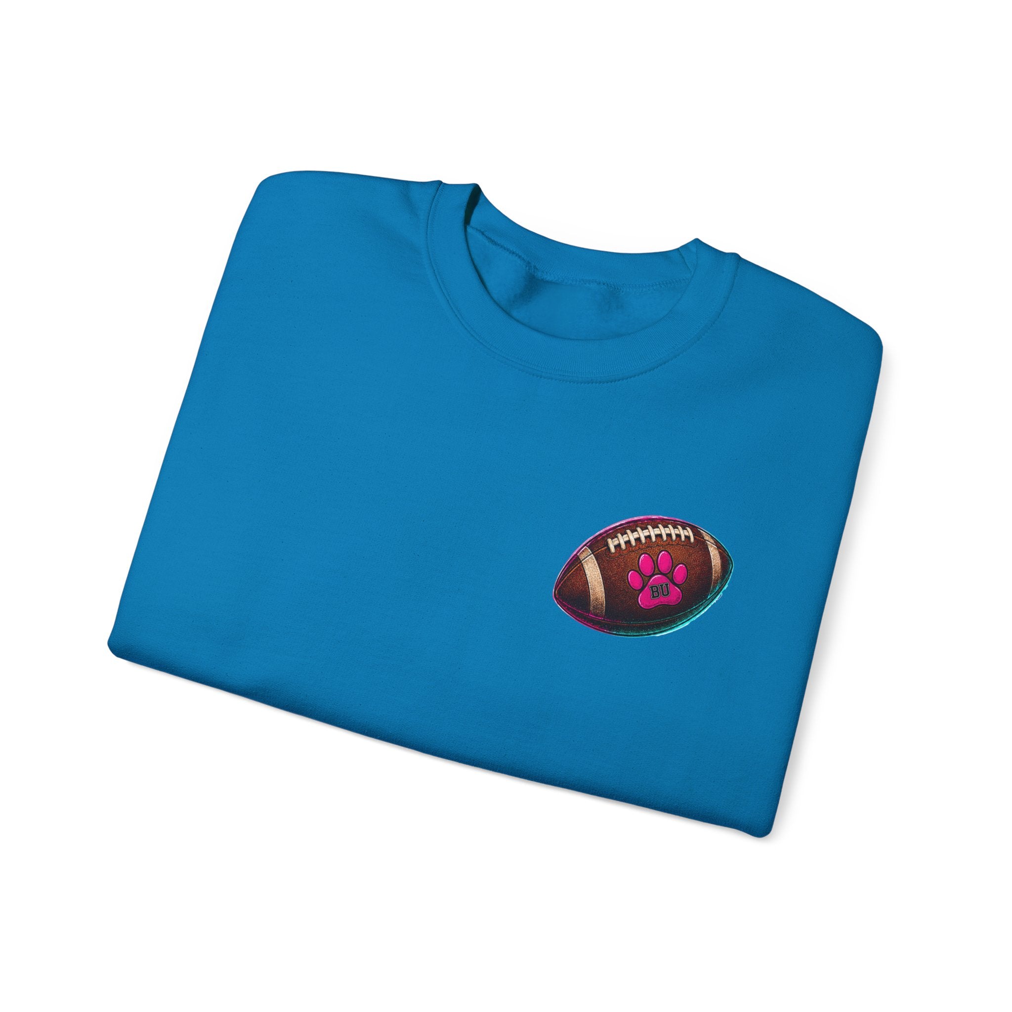 Copy of Football Paw Print T-Shirt — Cute Pet Lover Game Day Tee