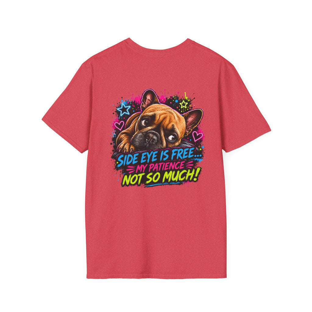Side Eye French Bulldog T-shirt | Cute Pet Sarcastic Dog Tee