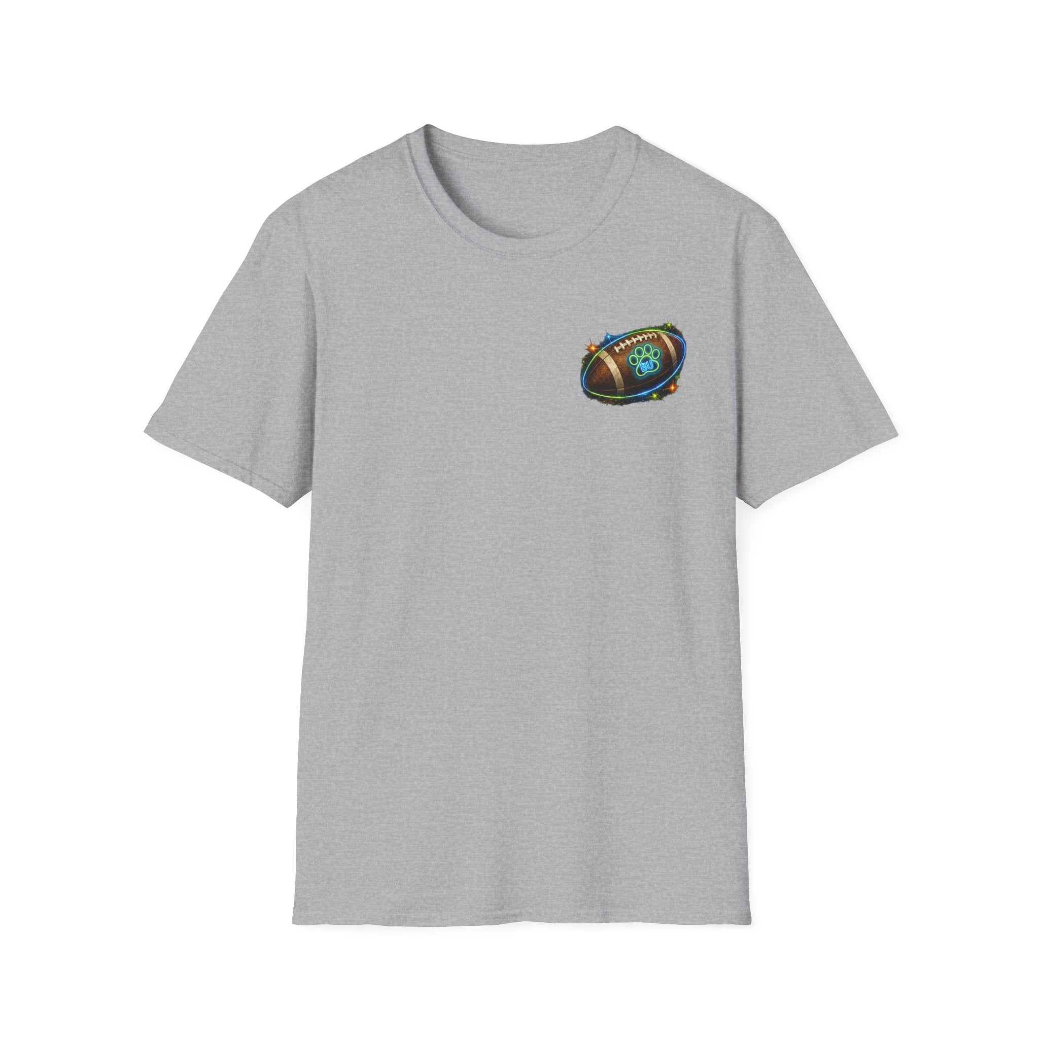 Football Paw Logo T-Shirt — Pet Lover Game Day Tee