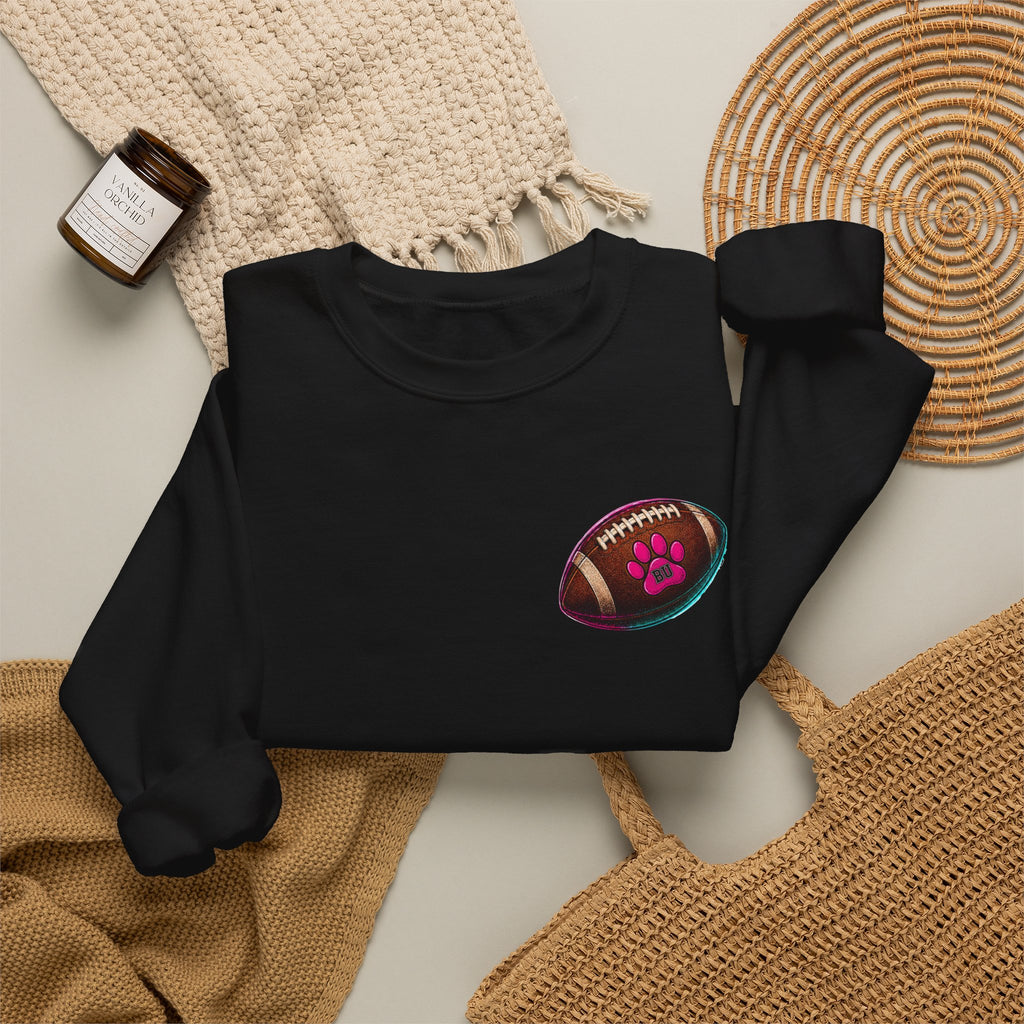 Copy of Football Paw Print T-Shirt — Cute Pet Lover Game Day Tee