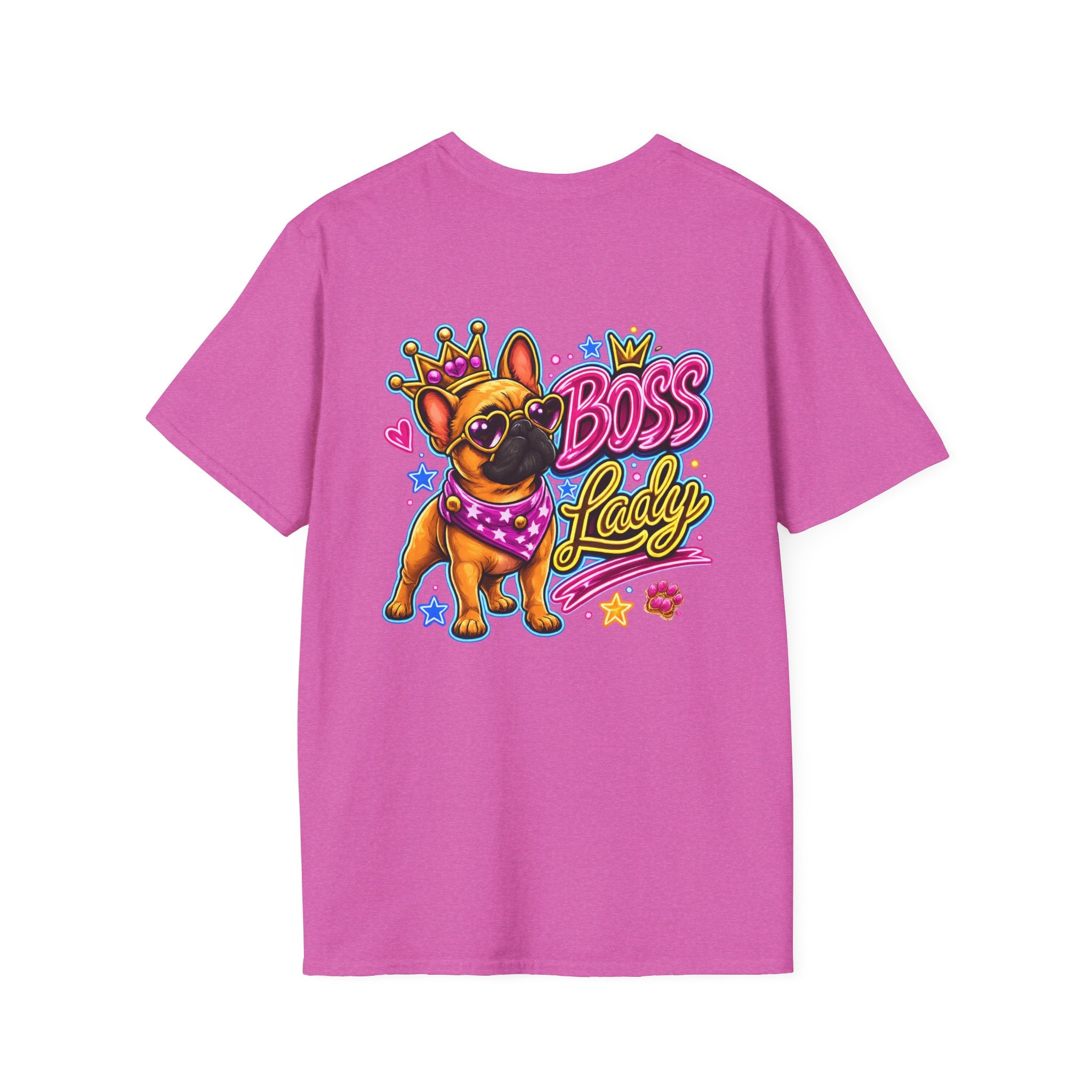Boss Babe Frenchie | Colorful Dog Lover Shirt