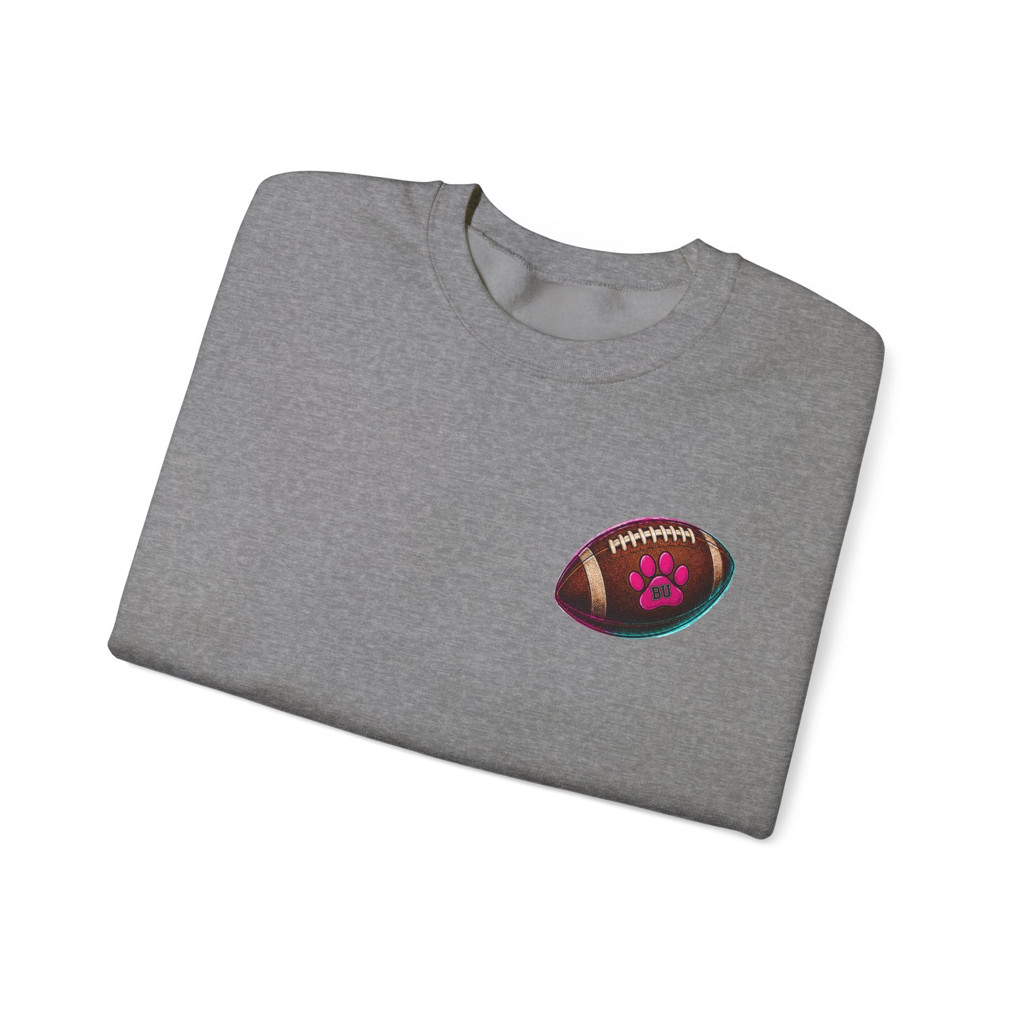 Copy of Football Paw Print T-Shirt — Cute Pet Lover Game Day Tee