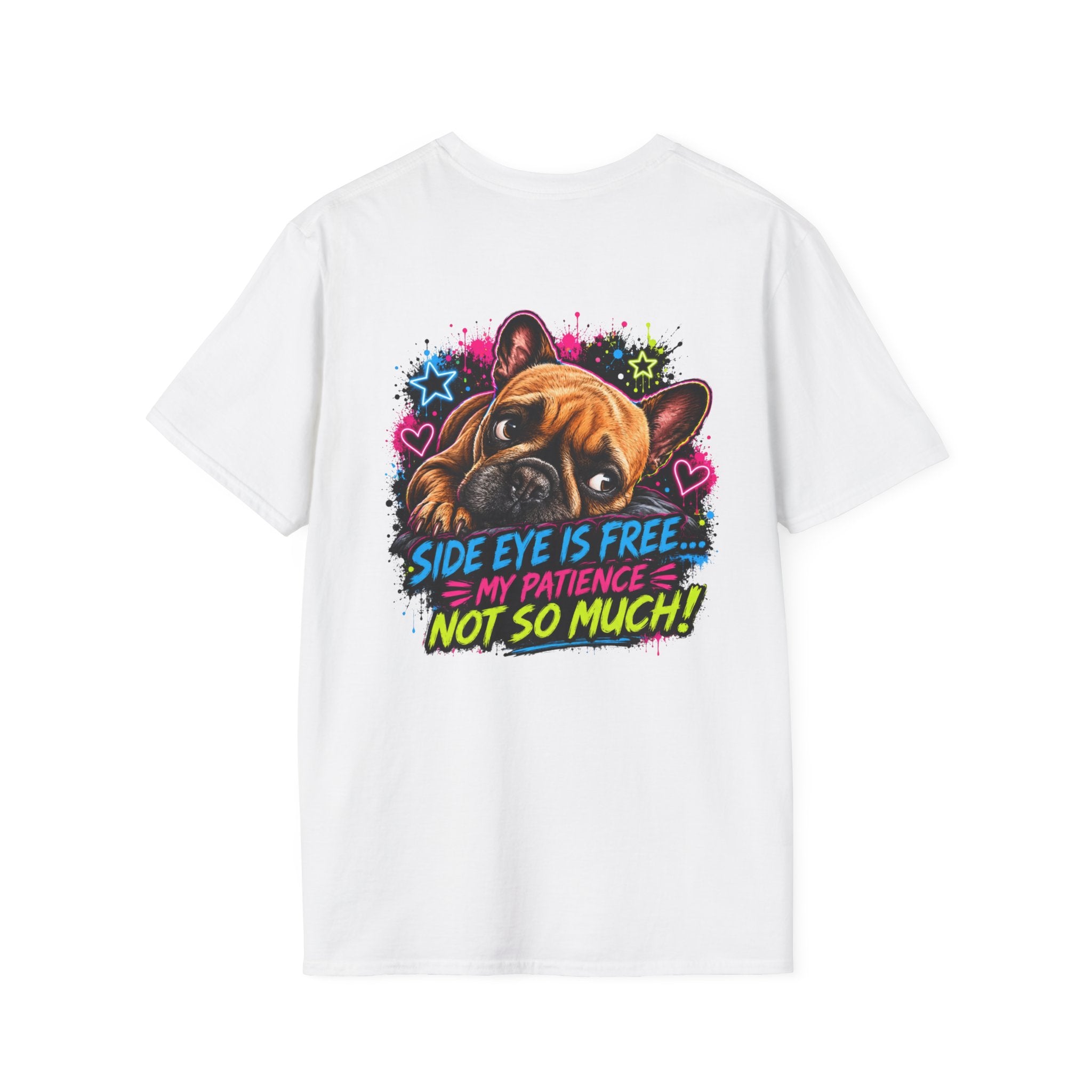 Side Eye French Bulldog T-shirt | Cute Pet Sarcastic Dog Tee