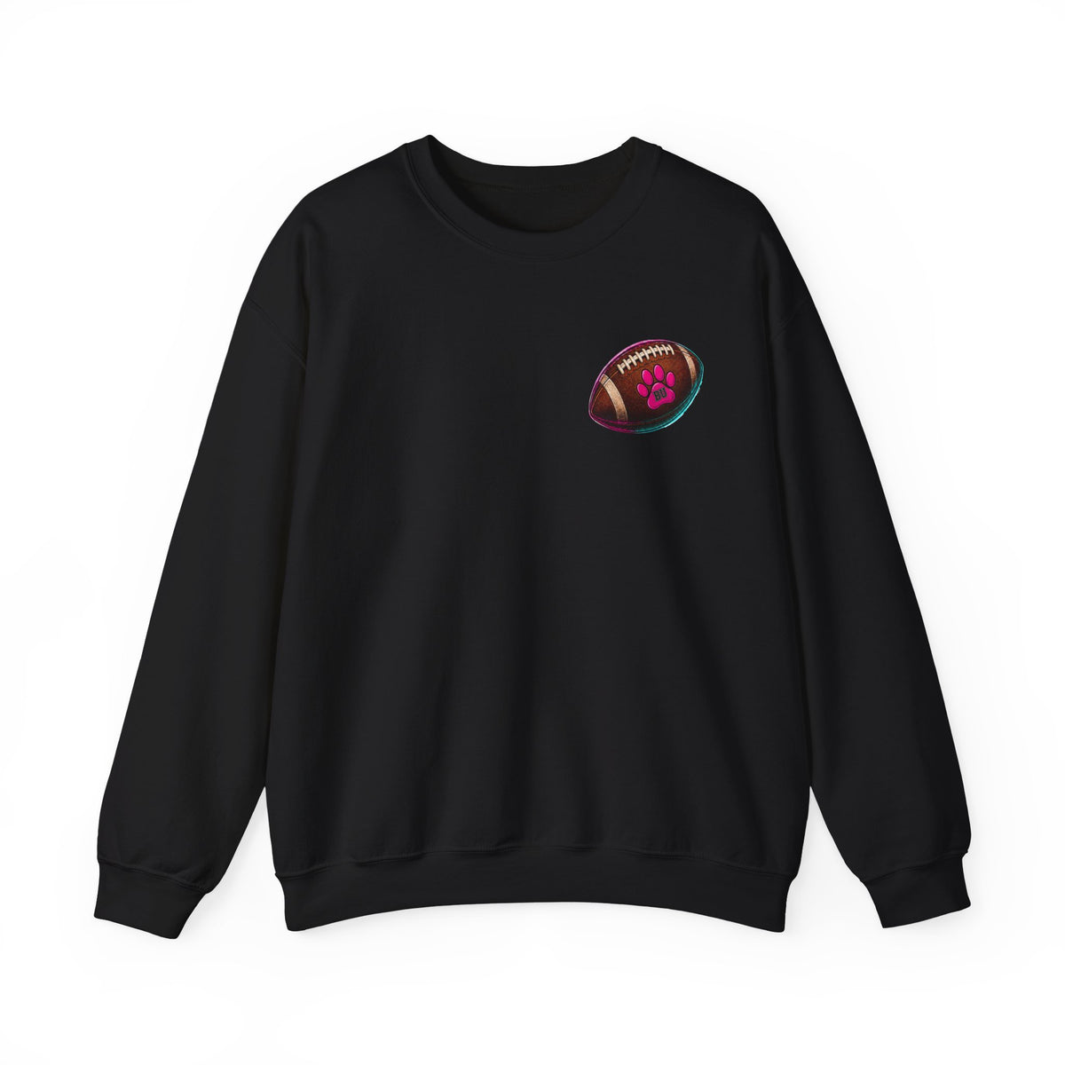Copy of Football Paw Print T-Shirt — Cute Pet Lover Game Day Tee