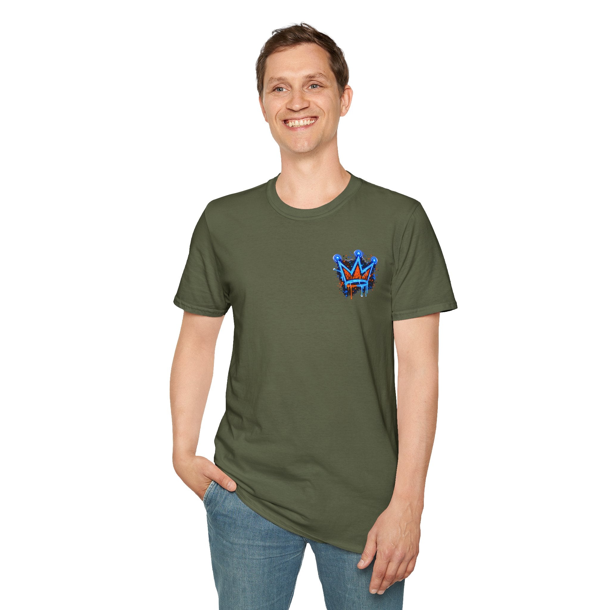 MOTORCYCLE BOSS — Blue Street Art Chest Logo