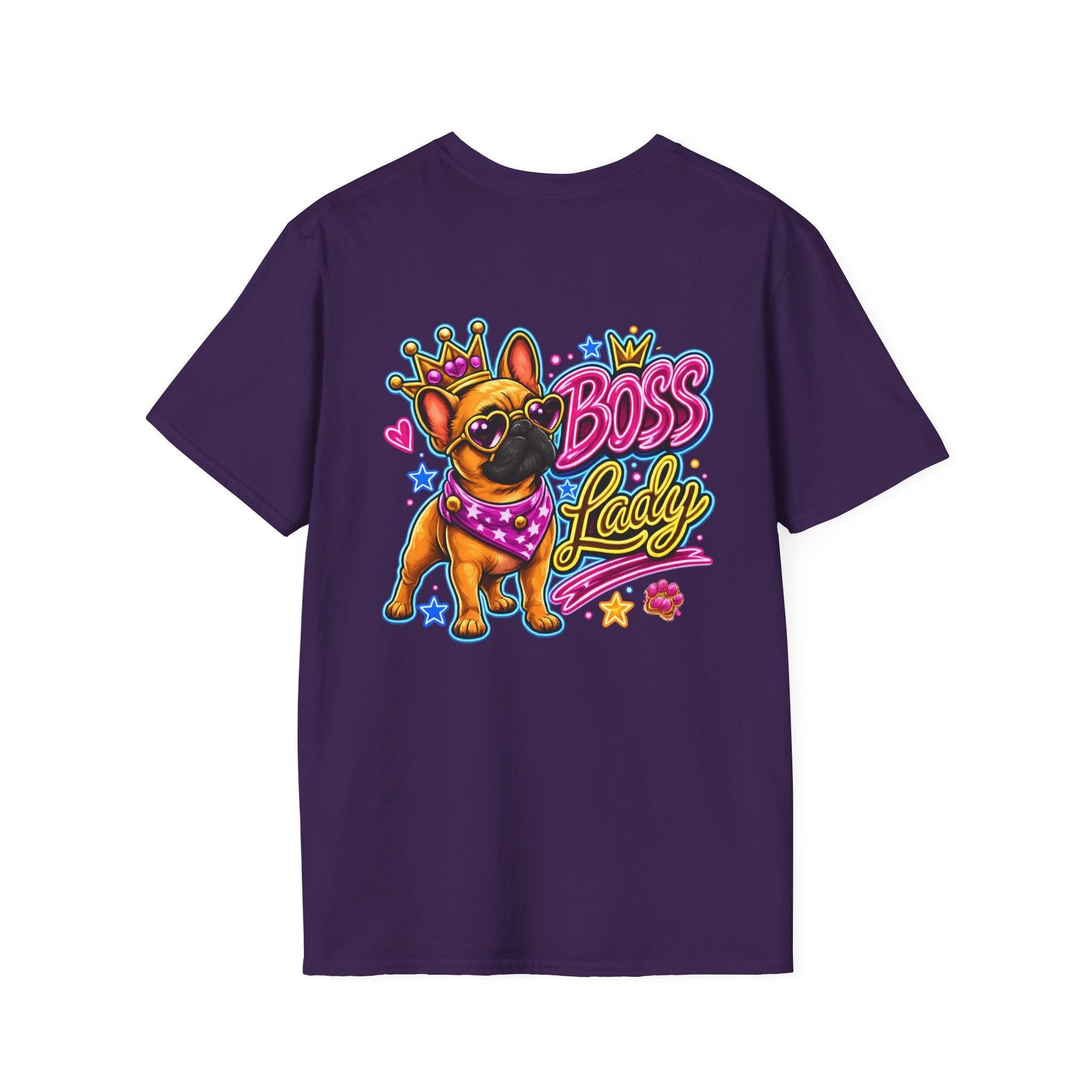 Boss Babe Frenchie | Colorful Dog Lover Shirt